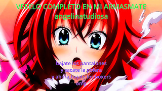 Rias Gives Private Pleasure Training with Seductive Handjob Lesson in Hell Classroom