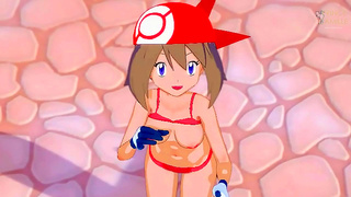 Mays Tempting Reward: Adorable Pokmon Trainer Sparks Steamy Victory Celebration