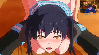 Busty Teen Gets Wild Cream Pie Ride from Behind in Hot Hentai Action