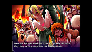 Seductive Demon Maid Teases Brave Hero with Dual Pleasures in Fiery RPG Quest