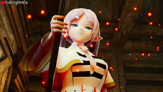 Elfs Busty Curves Bloom in Wild Magical 3D RPG Hentai Fantasy