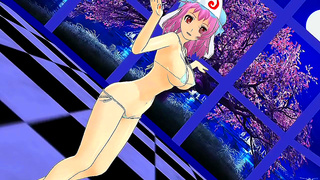 Yuyukos Curves Spark Forbidden Lust in Sultry MMD Encounter