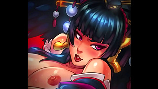 Busty Warriors Ignite Steamy Rhythms in Reiqs Sensual Animation Showdown