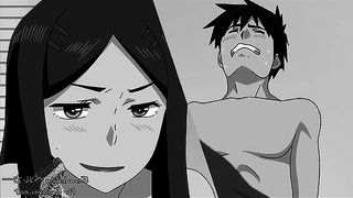 Anime Beauty Teases Hot Guy with Sensual Foot Play and Naughty Touches