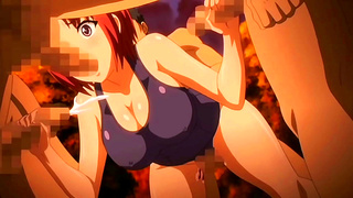 Intense Hentai Group Pleasure with Fiery Deep Throats and Creampie Finale