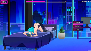 Cute Gamer Girl in Cute Socks Explores Wild Hentai Dreams Tonight