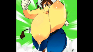 Goddess Unleashes Sensual Solo with Lush Curves in Steamy Hentai Fantasy