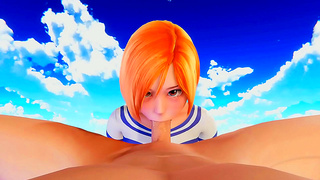 Nami Gives Mind-Blowing POV Blowjob in Sultry Hentai Fantasy