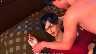 Stepmother Seduces Stepson in Sizzling 3D Hentai Fantasy