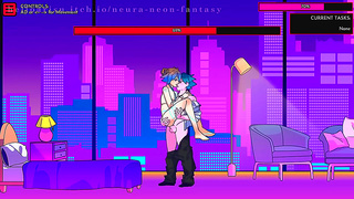 Neon Nights: Shy Tempts Stranger in Steamy Urban Fantasy Rendezvous