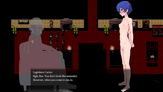Steamy Encounter as Detective Pleasures Elderly Lady in Steampunk Tale