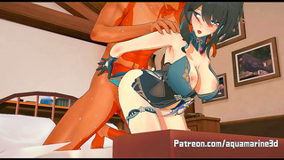 Ruan Mei Gets Wild in Steamy Doggy Style Encounter – Honkai Heat Ignites