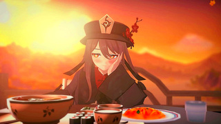 Ambers Hot Genshin Harem Night Ignites with Fiery Multi-Lover Romance