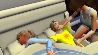 Alien Ambush Leads to Steamy Blowjob Wild Bukkake Threesome Frenzy