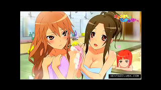 Alluring Ecchi Beauties Ignite Steamy Strip Tease Fantasy