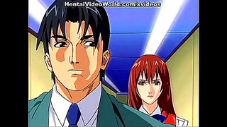Boss Dominates Shy Worker in Hot Office Romance Hentai Scene