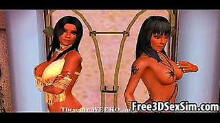 Two Lesbian Lovers Ignite Passion in a Forbidden Animated Tryst