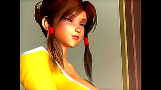 Asian Beauty Rides Wild Passion in Steaming 3D Hentai Fantasy Tale