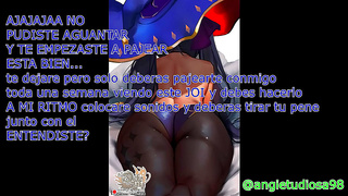 Fembots Clash: Busty Ninja Seduces Rival in Steamy Hentai JOI Showdown