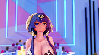 Candace Yields to Lust in Sultry Genshin MMD Fantasies