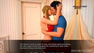 Lola Teases John with Seductive Touch in Steaming Bedroom Tryst