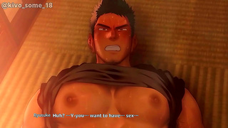 Hairy StepDad Gets Filled Up by Burly Stud in Hot Hentai Encounter