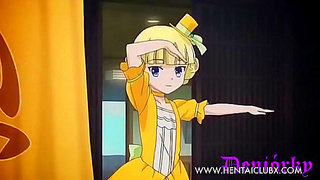 Curvy Cutie Teases with Seductive Dance Irresistible Charm in Ecchi Fantasy