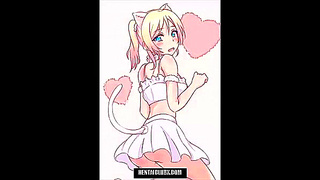 Luscious Nude Goddess Tempts in Sultry Hentai Fantasy Come-On