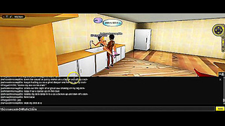 Paige Seduces Fate in Hot Kitchen Tryst – Immersive 3D IMVU Fantasy