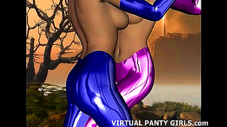 Fiery Redhead Delivers Mind-Blowing Blowjob in Hot 3D Hentai Action