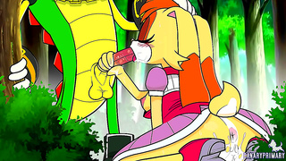 Furry Enjoys Wild Skyline Blowjob Adventure with No Limits