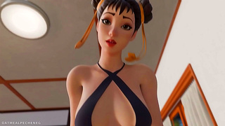 Chun-Li Dominates with Steamy Creampie Finale – Intense POV Hentai Encounter