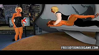 Blonde Stud Dominates in Steamy 3D Hentai Oral Pleasure Ride