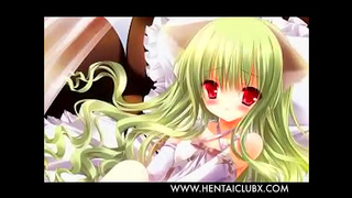 Busty Anime Beauties Strip Down in Seductive Ecchi Showdown