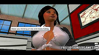 Teen Charmer Pleasures Two Lovers in Steamy 3D Hentai Mnage Trois