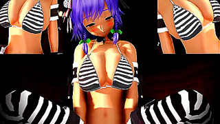 Curvy MMD Beauty Rides Hard Dick in Hot Animated Sex Adventure
