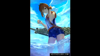 Sensual Anime Babes Entwined in Steaming Ecchi Delight