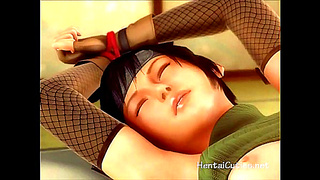 Voluptuous Animated Beauty Teases Her Purring Pussy Then Rides Hard