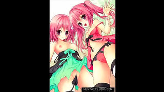 Alluring Nude Anime Beauty in Sensual Softcore Hentai Scenes