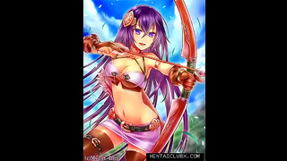 Luscious Anime Vixens Ignite Hot Ecchi Desires in Seductive Showdown