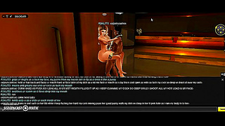 Steaming Hentai Bathhouse Fantasy with Realistic IMVU Avatars Collide