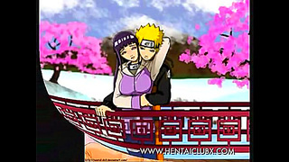 Naruto Hinatas Secret Tryst Ignites Fiery Passion Under Moonlit Skies