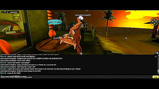 Steamy 3D Hentai Lovers Fuel Scorching Desire Under Tropical Moonlight