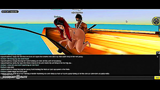 Busty 3D Anime Babe Tempts Lover in Steamy IMVU Fantasy Encounter