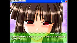 Cute Anime Babe Rides Hard in Hot Eroge-Inspired Lust Fest
