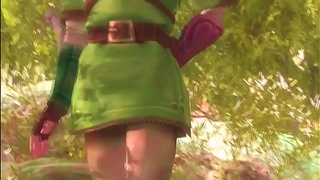 Zelda Yields to Links Burning Desire in Hot 3D Hentai Adventure