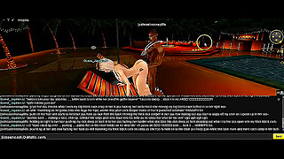 Sultry 3D Beauty Rides Hard for Mind-Blowing Anal Climax Creamy Load