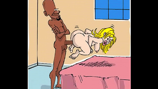Voluptuous Milf Gets Stuffed Filled by Massive Rod in Steamy Hentai Action