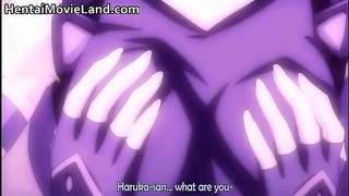 Haruka Seduces Fellow Ninja Under Moonlit Skies in Hot Hentai Tryst