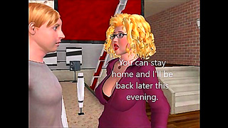Blonde Bombshell Seduces Huge-Cock Lover in Steamy Hentai Fantasy Scene